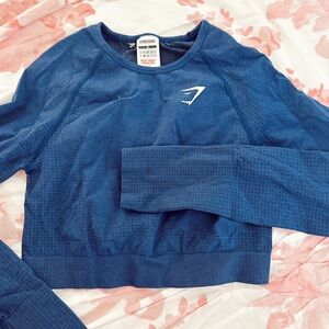 Blue Vital Gymshark Long Sleeve